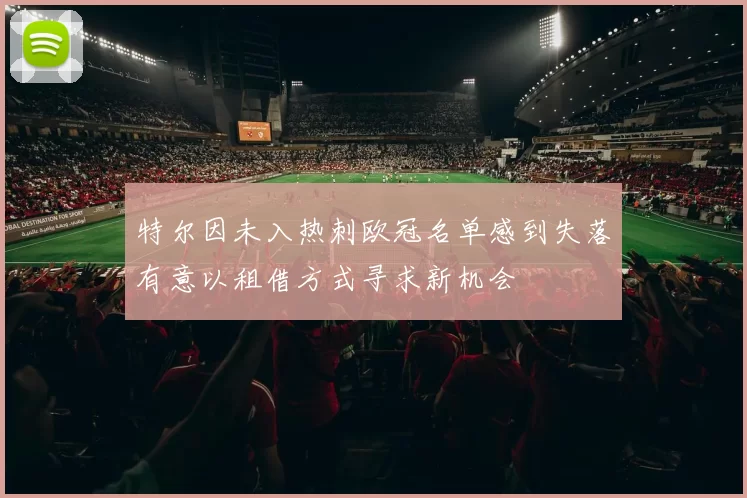 特尔因未入热刺欧冠名单感到失落有意以租借方式寻求新机会